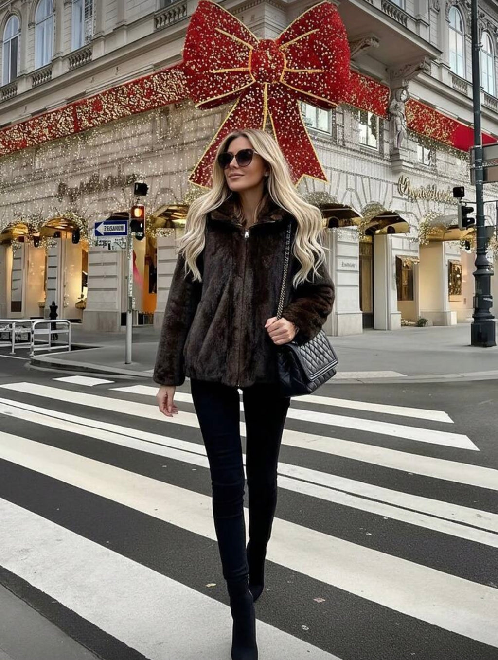 The Aspen Luxe Short Fur Jacket