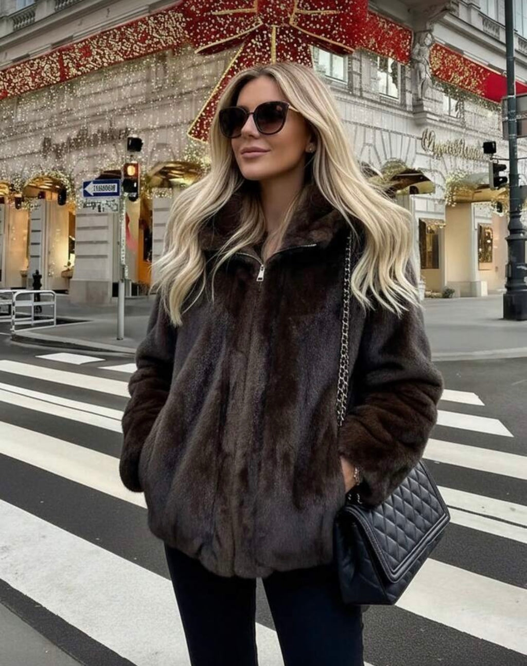 The Aspen Luxe Short Fur Jacket